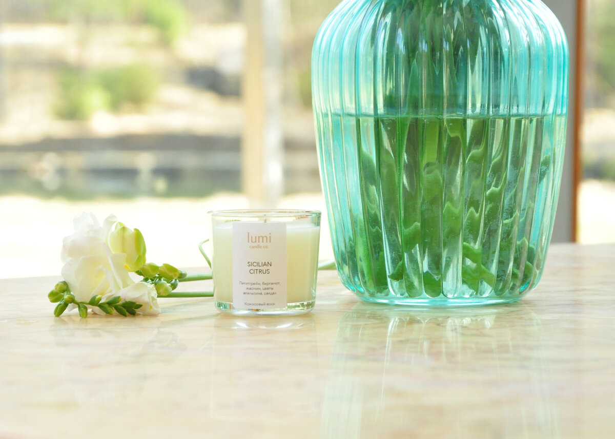 Ароматическая свеча Lumi Candle, 80 гр