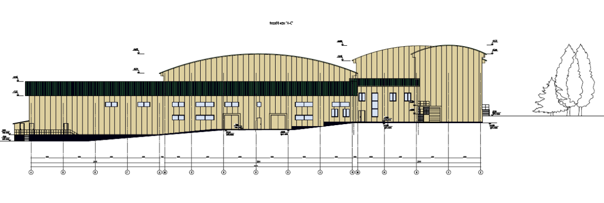 Завод Олимп, вид сбоку