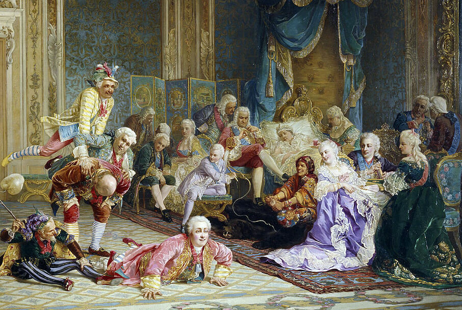 из интернета. Валерий Якоби «Шуты при дворе императрицы Анны Иоанновны»