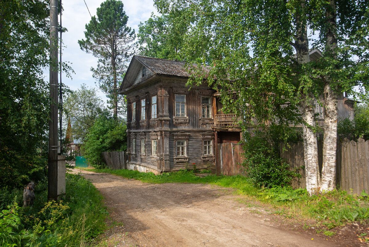 Городская застройка Тотьмы. Вологодская область. Фото автора статьи