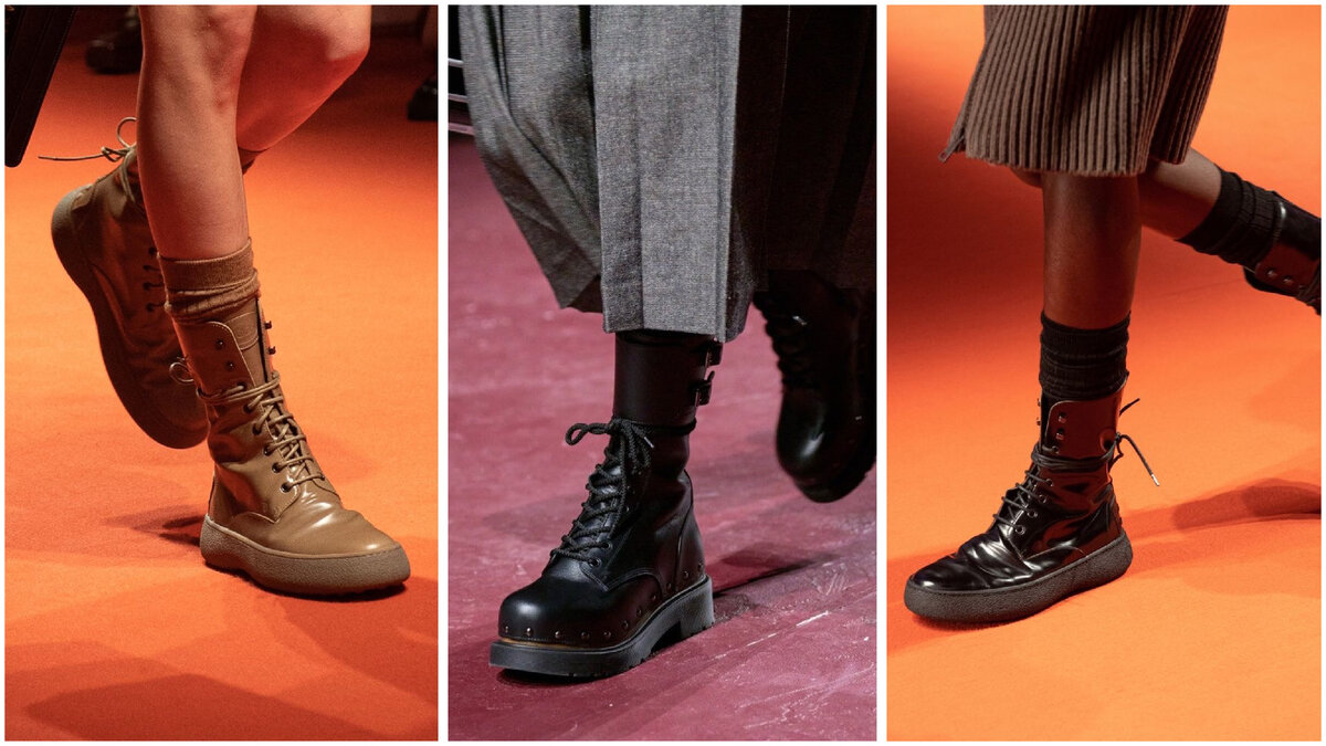 фото из Pinterest с показов Tod`s и Christian Dior, коллаж составлен автором