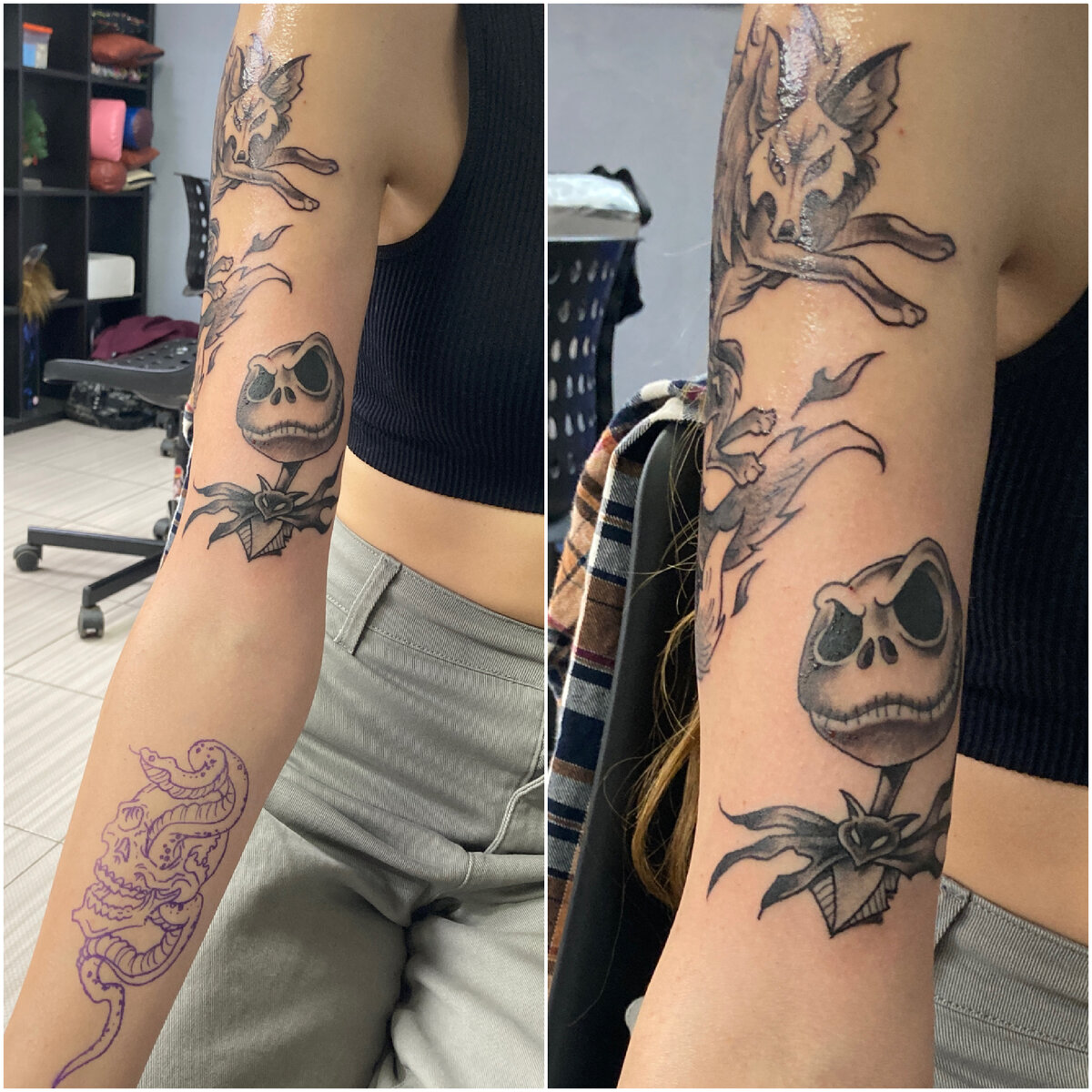 Татуировки на всю руку