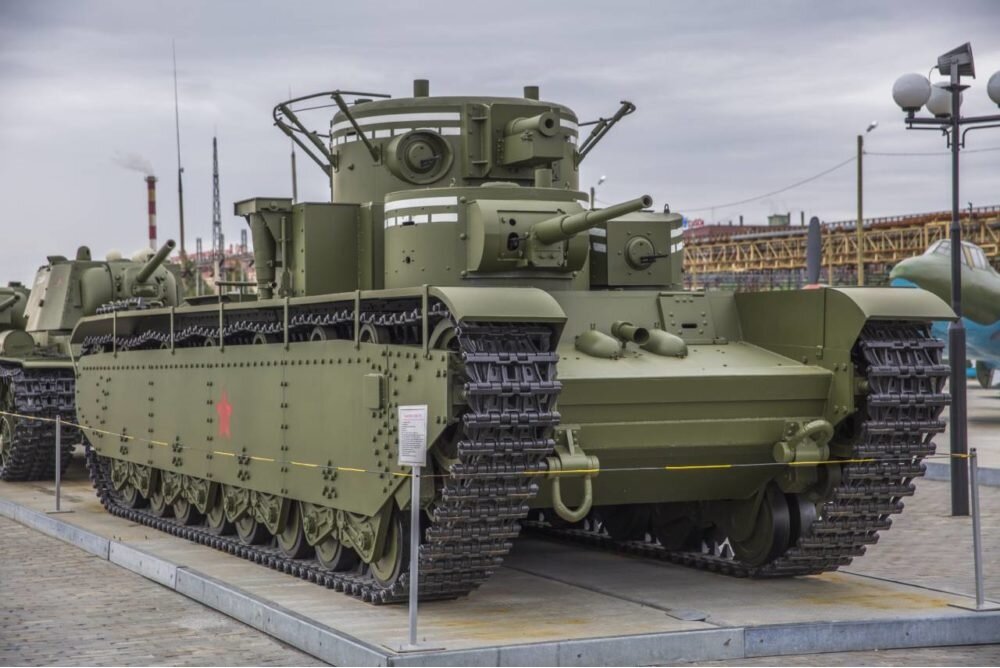 Сохранившийся экземпляр танка Т-35