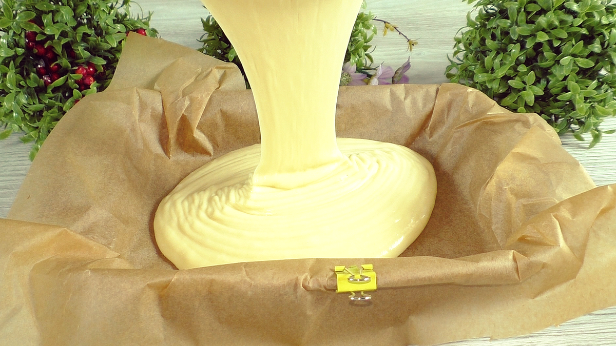 Бисквитный пирог на молоке для домашнего чаепития. Проще рецепта не ...