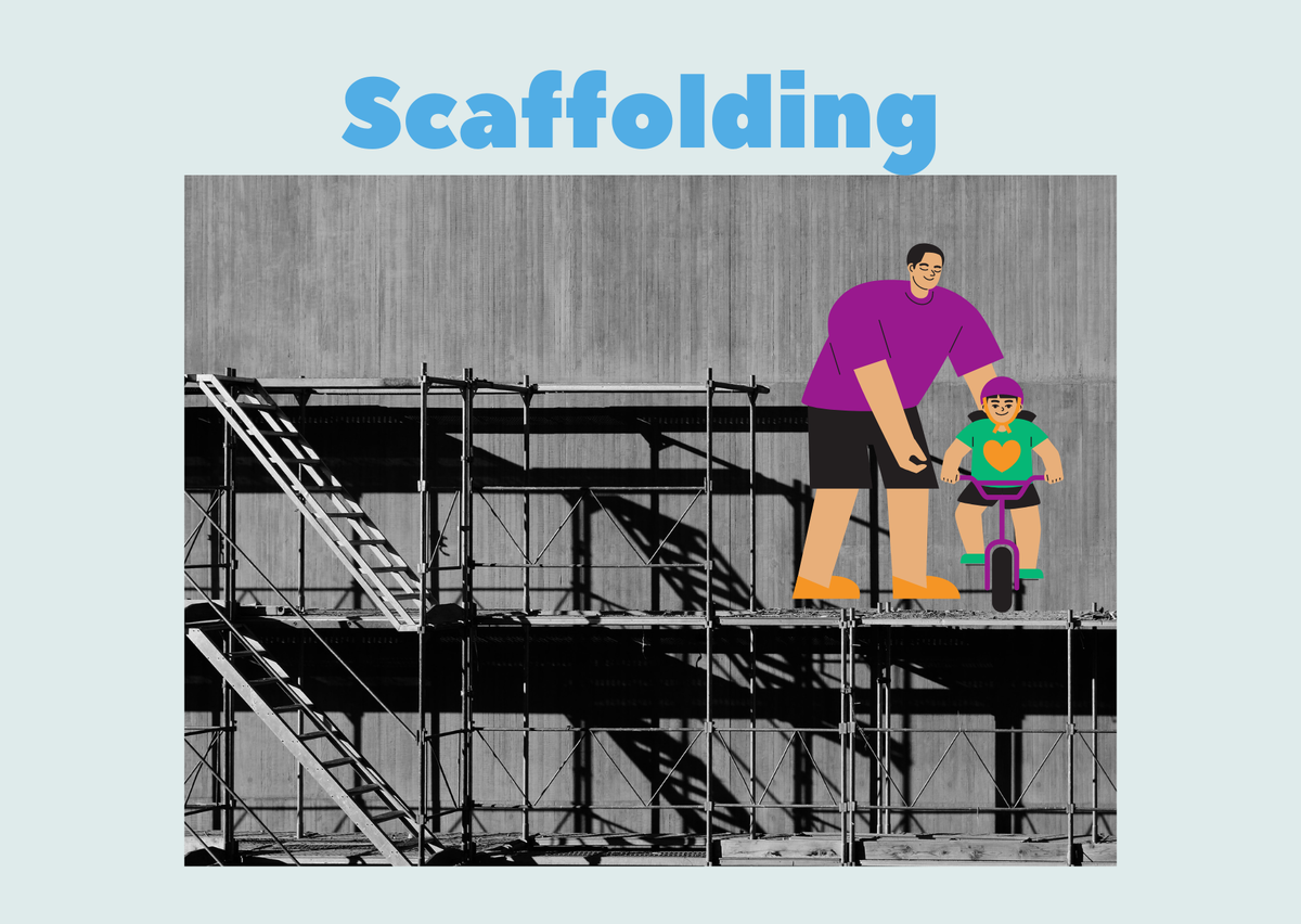 Photo of scaffolding from Unsplash. 