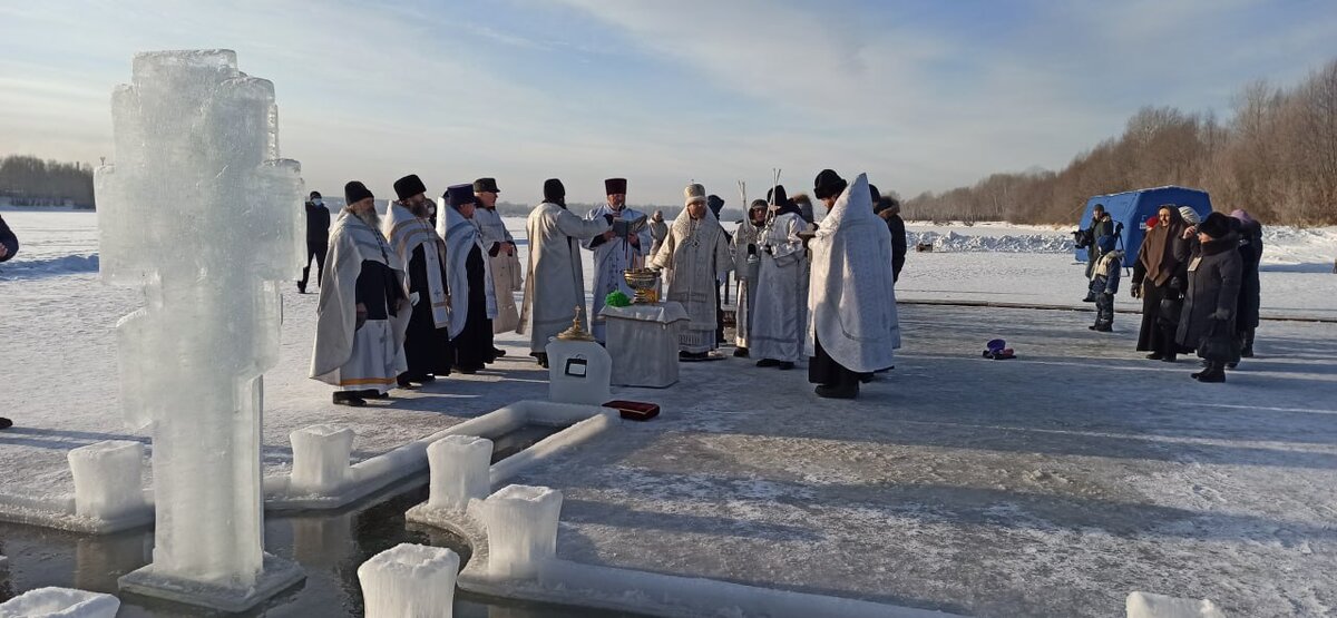 Станция Минусинск Церковь крещение