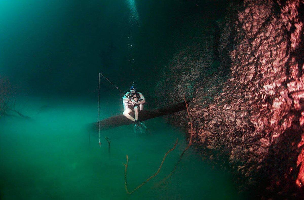 Черное море под водой