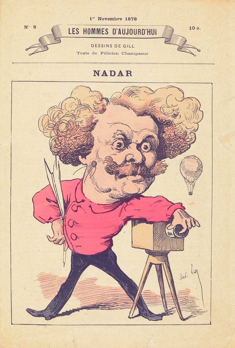 Надар. Карикатура Андре Жиля