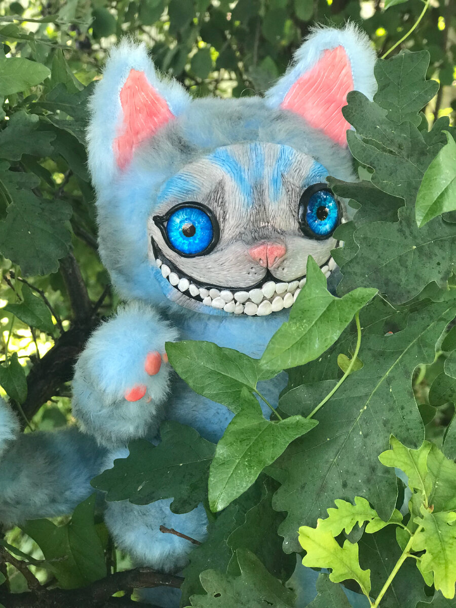 Игрушка из меха и полимерной глины 