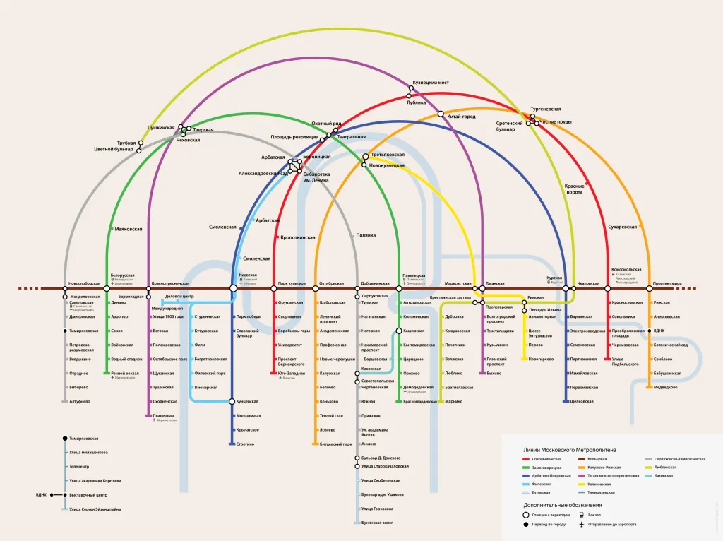 Схема правительственное метро в москве