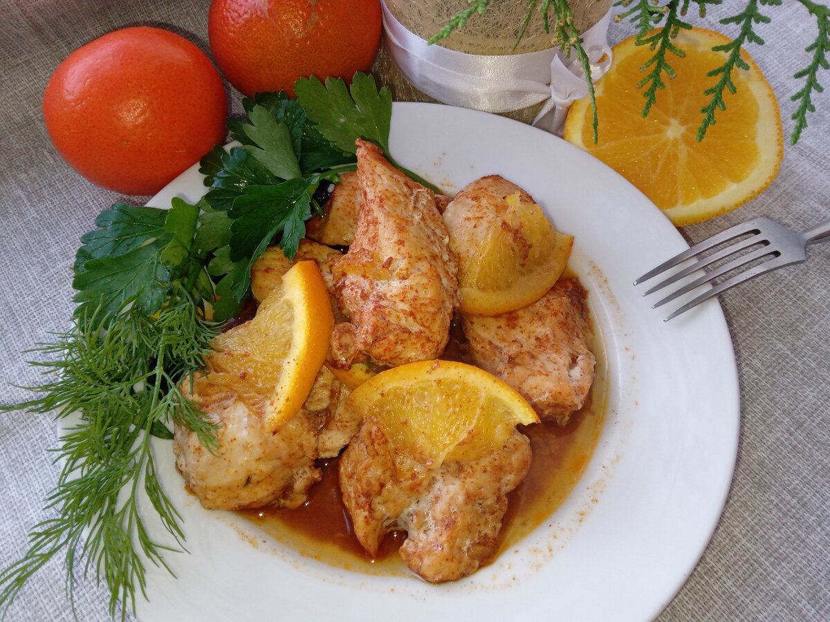    Индейка с апельсинами