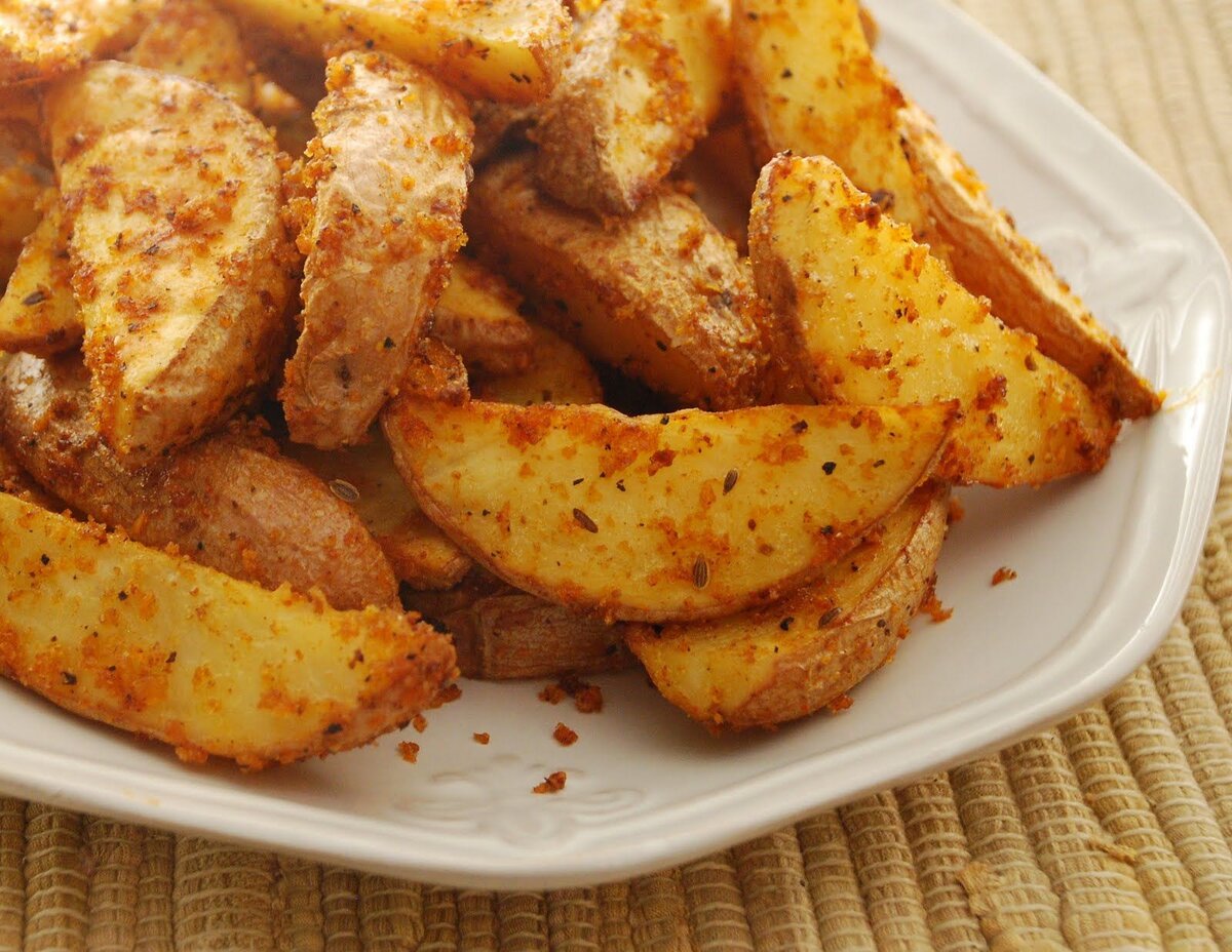 Как приготовить картофель в духовке с хрустящей корочкой - быстрый рецепт с пошаговыми фото