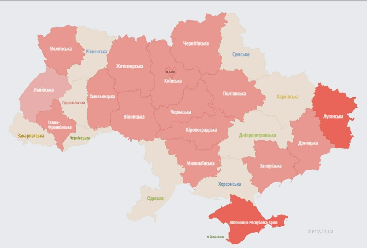 Карта тревог в украине сейчас. Карта тревог в Украине. Карта воздушных тревог в Украине. Карта воздушной тревоги Крым.