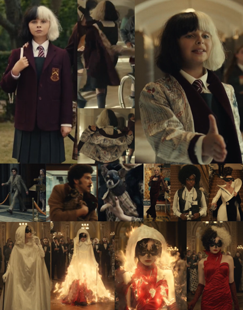 Стоп-кадры из фильма, показывающие разнообразие и гениальность образов героев.