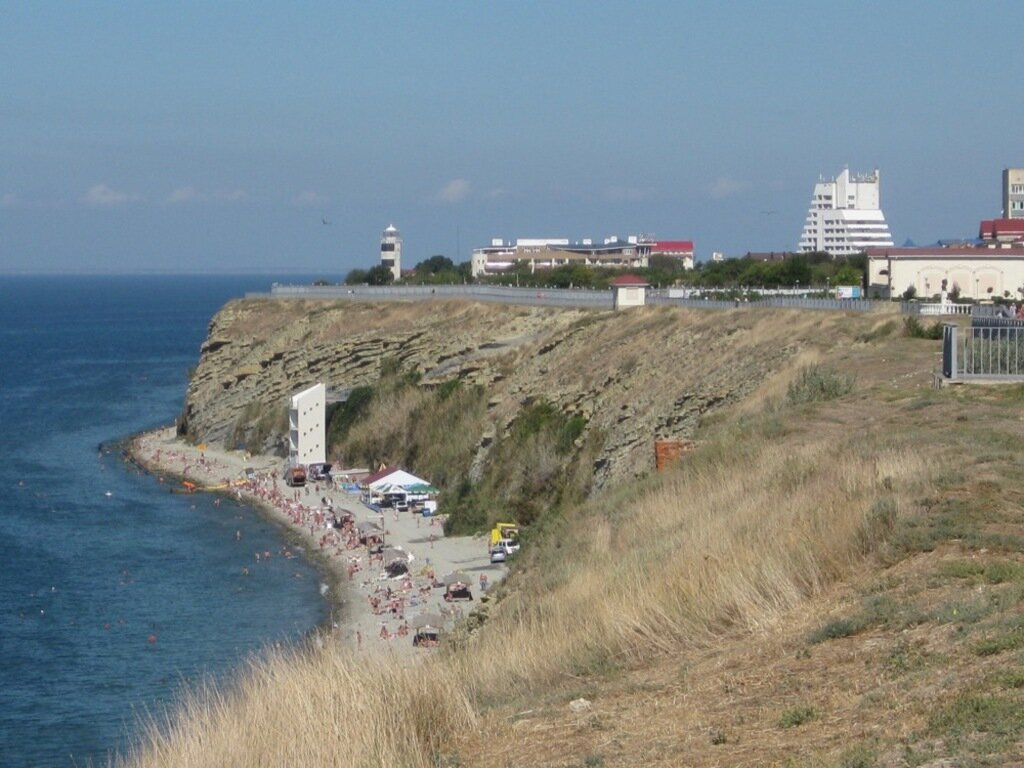 Пляж маяк в анапе фото