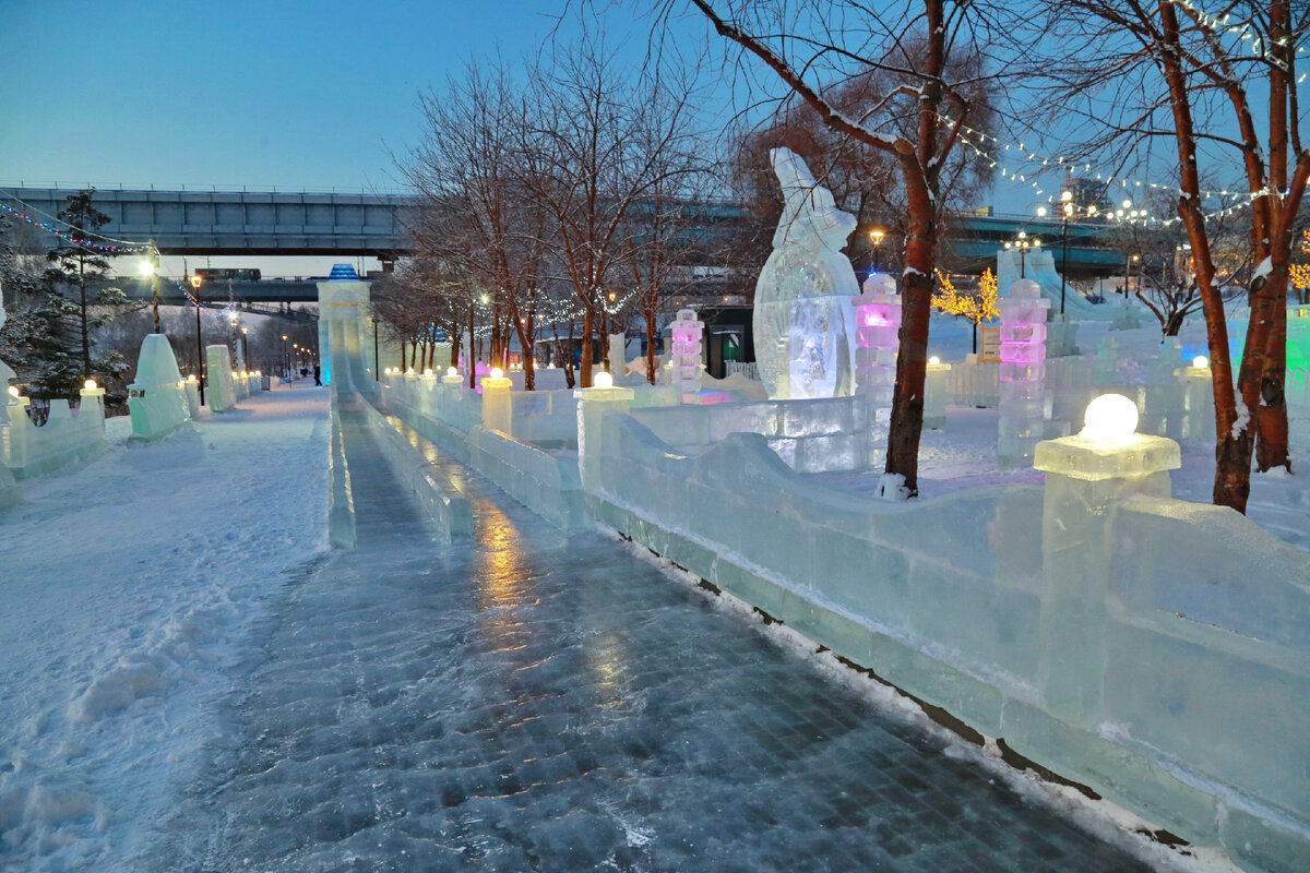 Ледяной городок казань