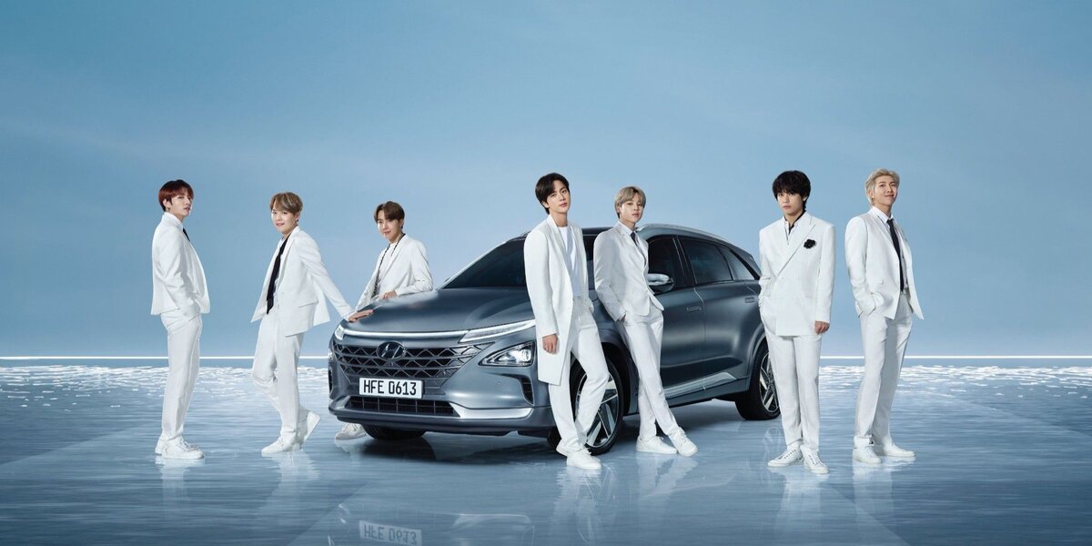 Рекламная кампания Hyundai и BTS в 2020 году