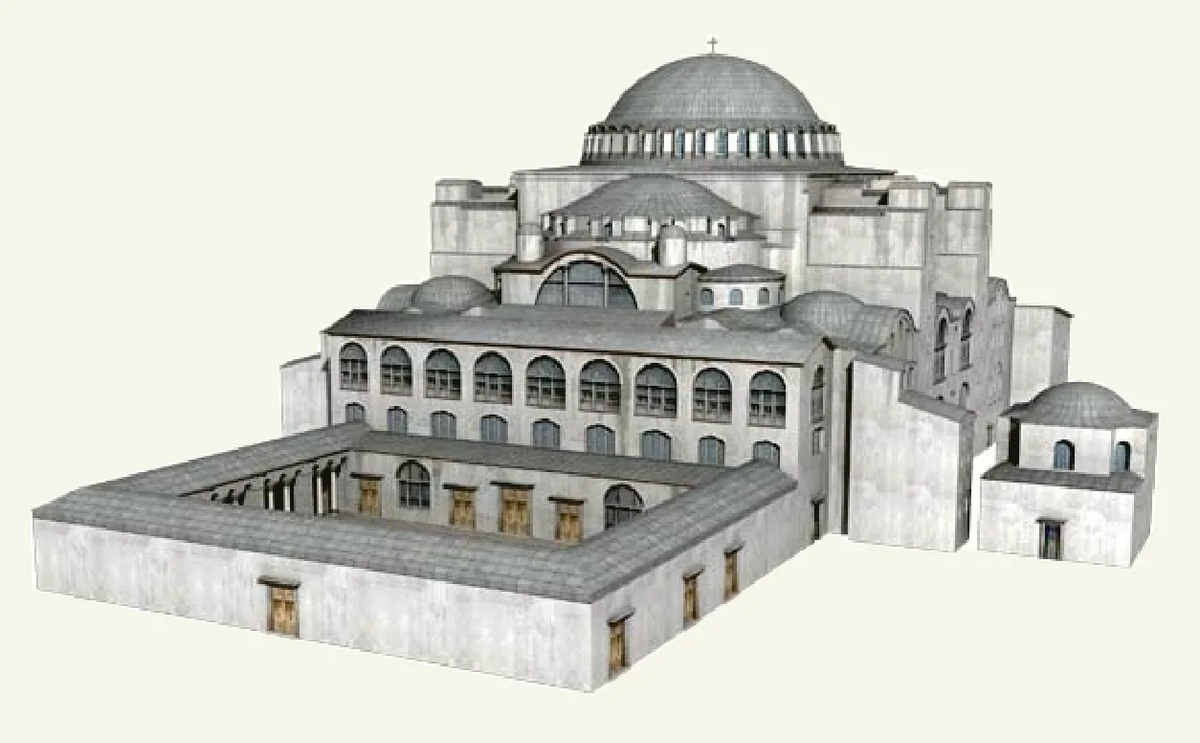 Храм Святой Софии в Константинополе реконструкция
