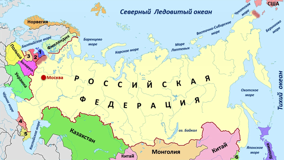 Карта револют в россии