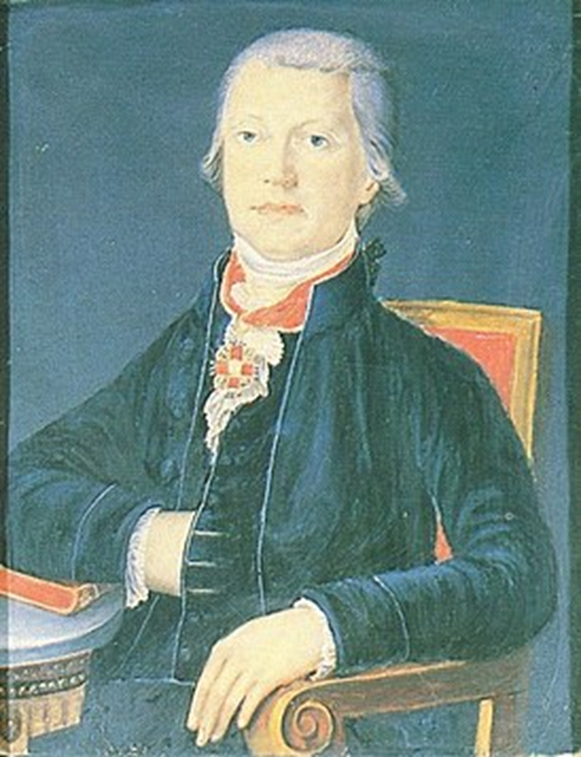 Ржевский Владимир Константинович. Портрет работы неизвестного художника, конец 1790-х годов