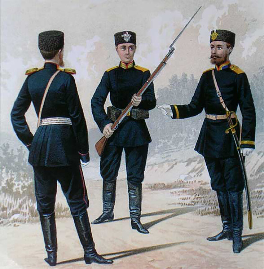 Русские солдаты 19 века фото
