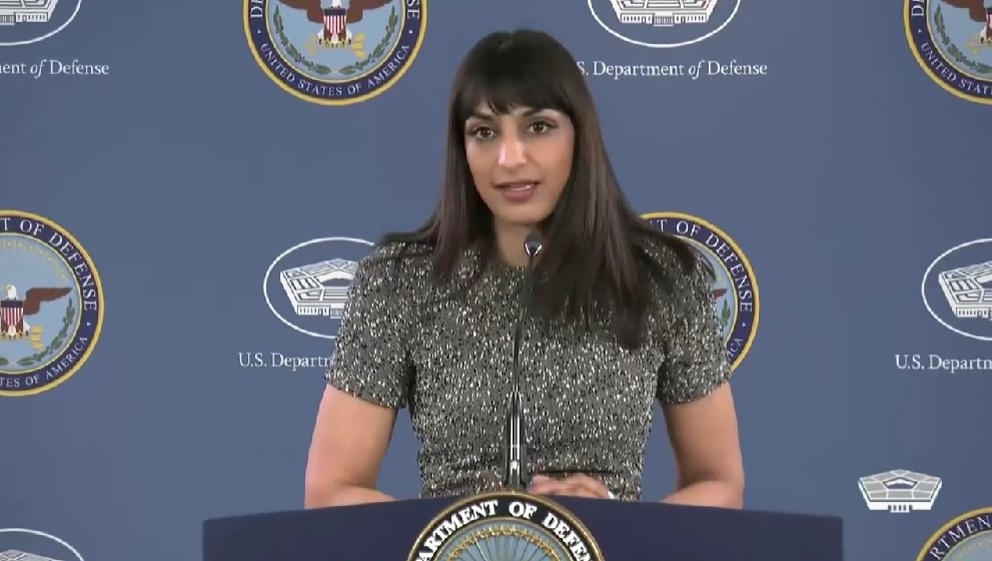 Официальный представитель Пентагона Сабрина Сингх.