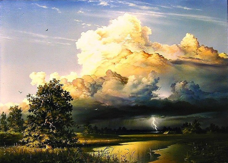 Горячо любящий родную природу, художник Сергей Ковальчук большинство своих картин посвящает ее уникальности и красоте.