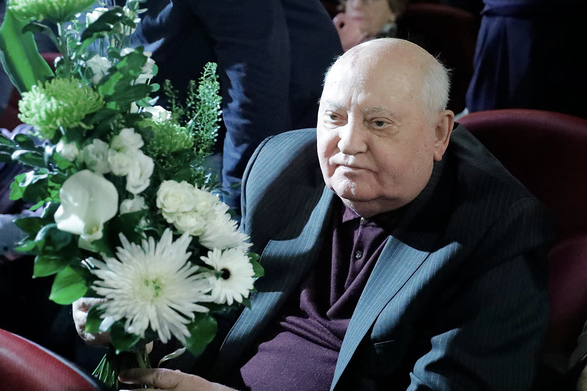 Горбачев на пенсии 