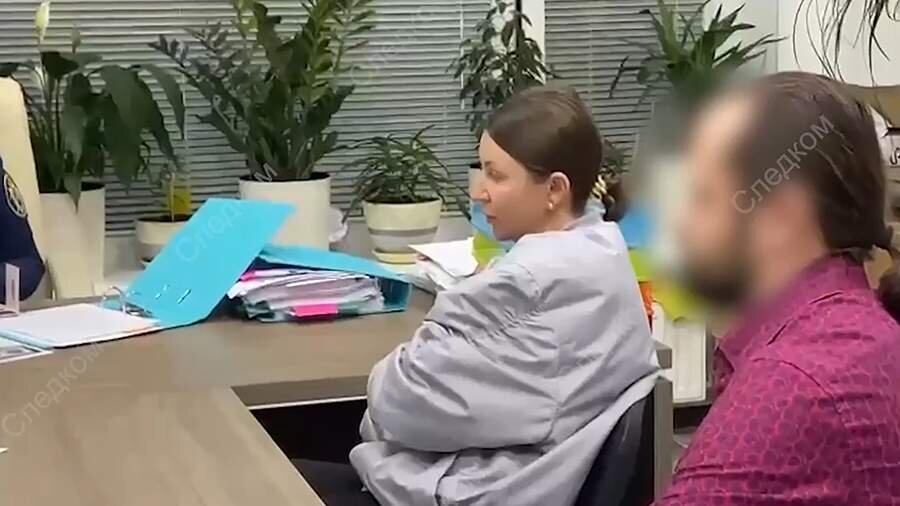Елена Блиновская на допросе