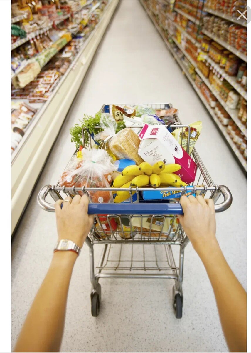 Покупка продуктов питания.