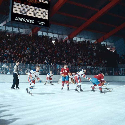 Изображение из открытых источников(матч США-Чехословакия. Скво-Вэлли)