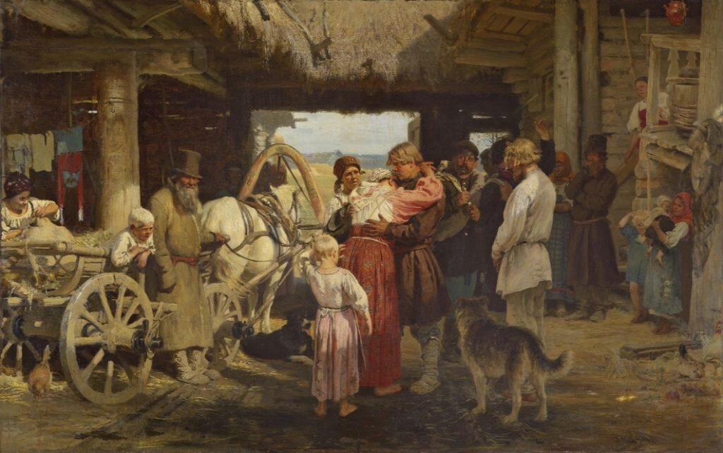 И.Е. Репин «Проводы новобранца», 1879 © ГРМ