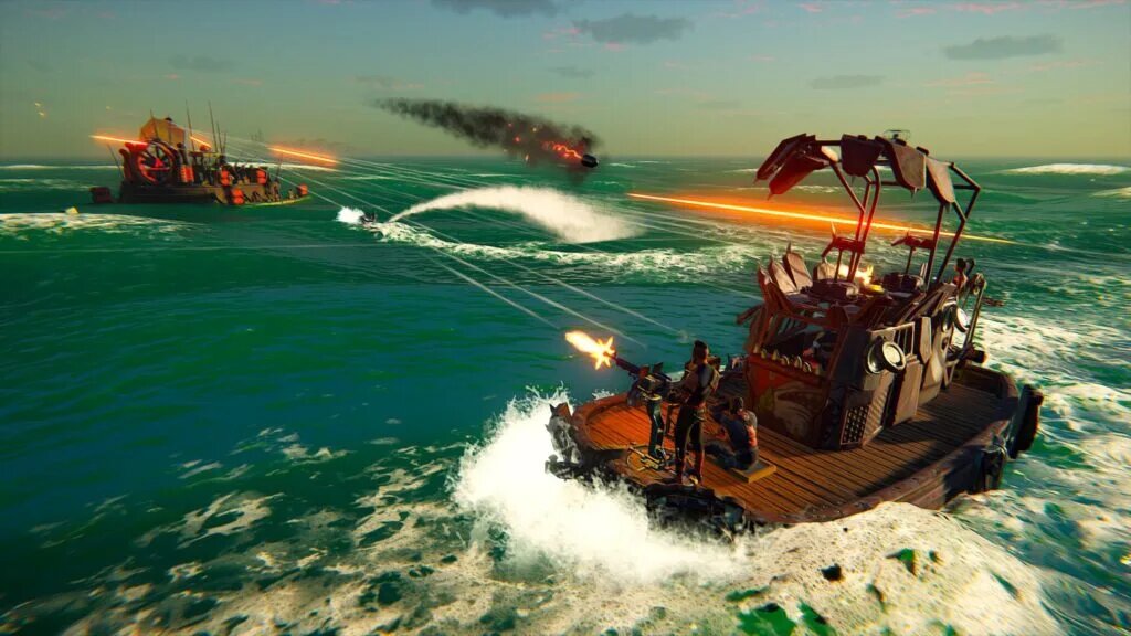 ✅Age of Water — новая MMO от Gaijin Entertainment, действие которой происходит в постапокалиптическом мире, где Земля была затоплена, вышла в раннем доступе.-3