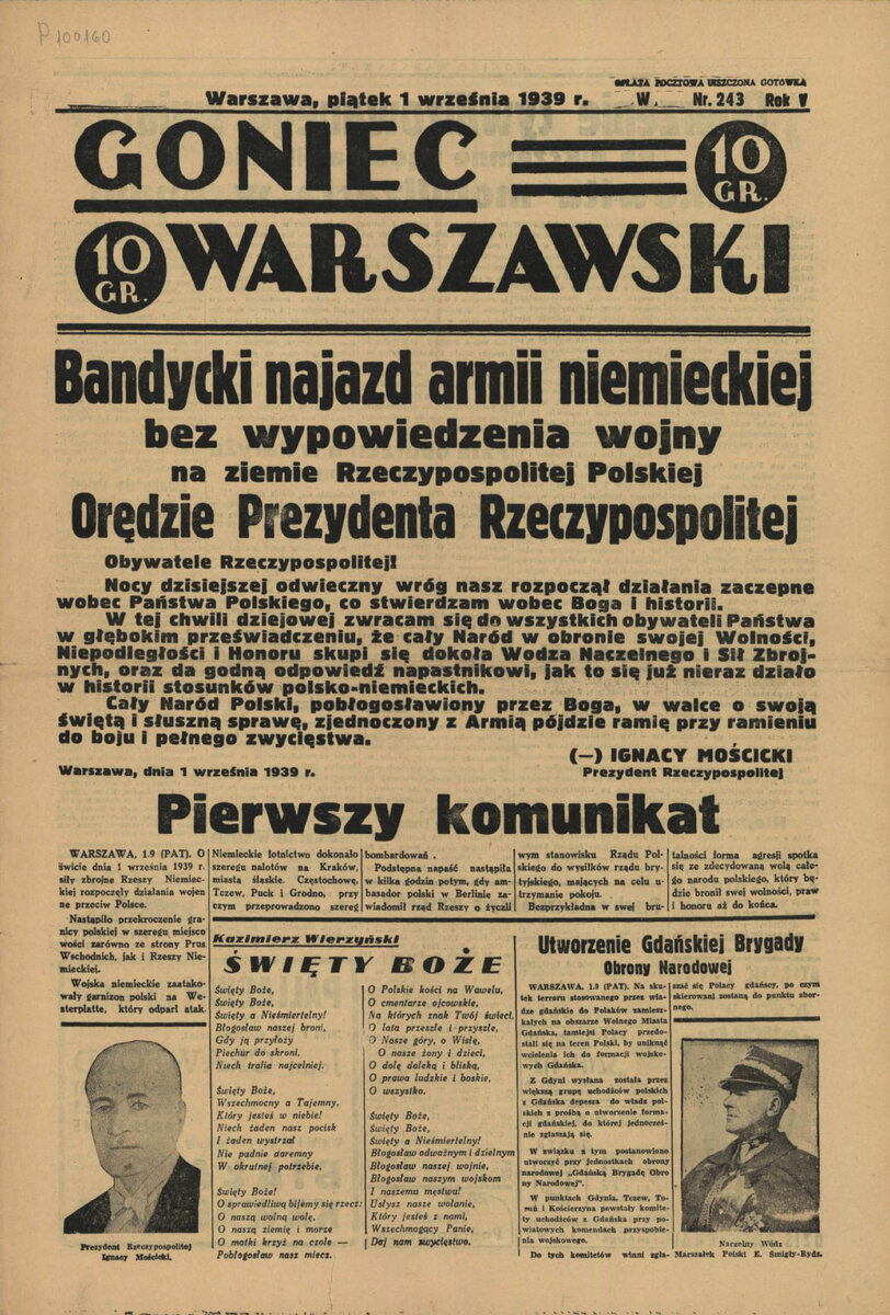 Газеты вторая мировая. Польские газеты сентябрь 1939. Польские газеты 1939 года. Газеты Германии 1939. Польская пресса 1939 года.