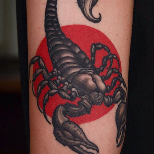Тату скорпион. Значение татуировки скорпиона, эскизы и фото работ