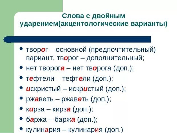 45. Свойства словесного ударения