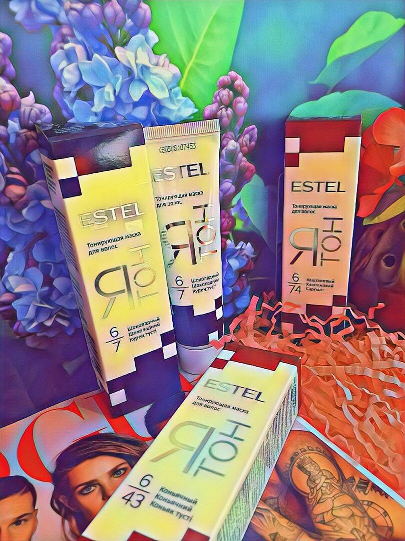 И уход, и окрашивание: оттеночные маски Estel "Я тон" из Фикс Прайса ...