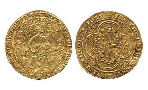 Флорин Эдварда III хранится в частной коллекции