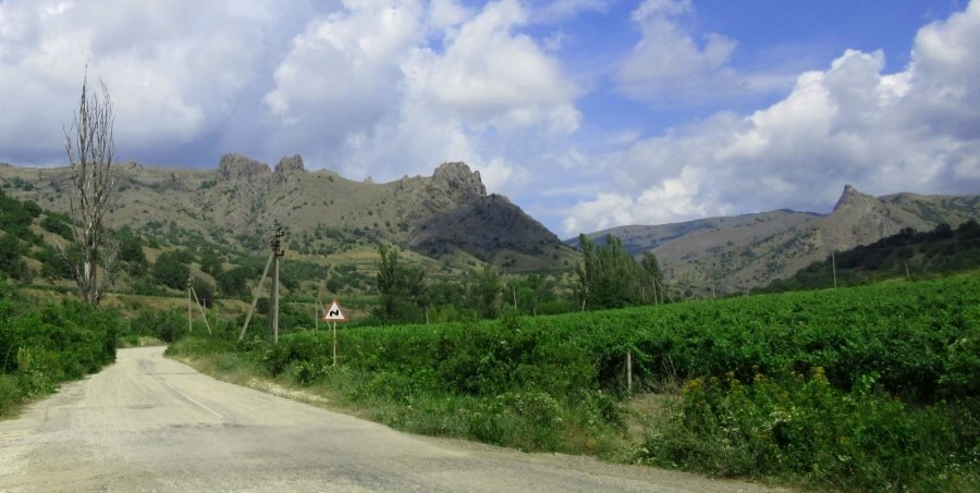 На подъезде к селу Междуречье.