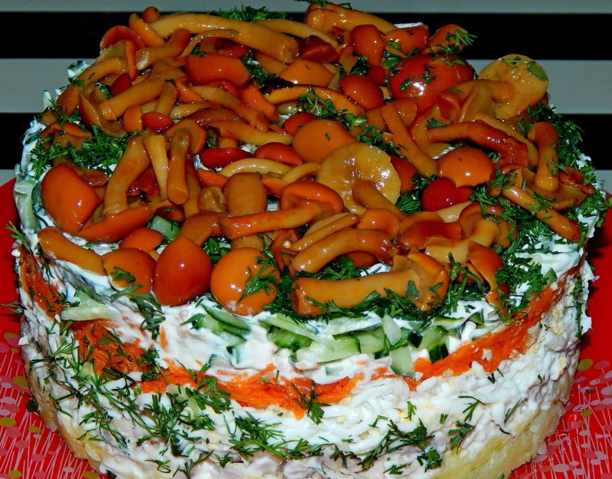 салат грибная корзина из жар пиццы рецепт фото 105