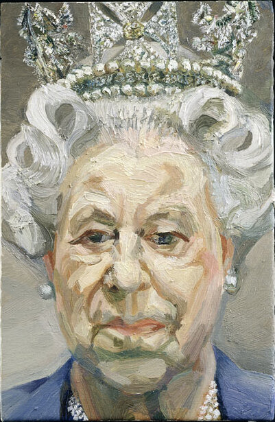 Lucian Freud, HM Queen Elizabeth II, 2000–2001