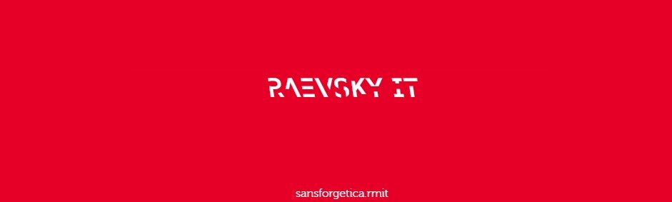              пример использования шрифта на портале RMIT University (http://sansforgetica.rmit/)