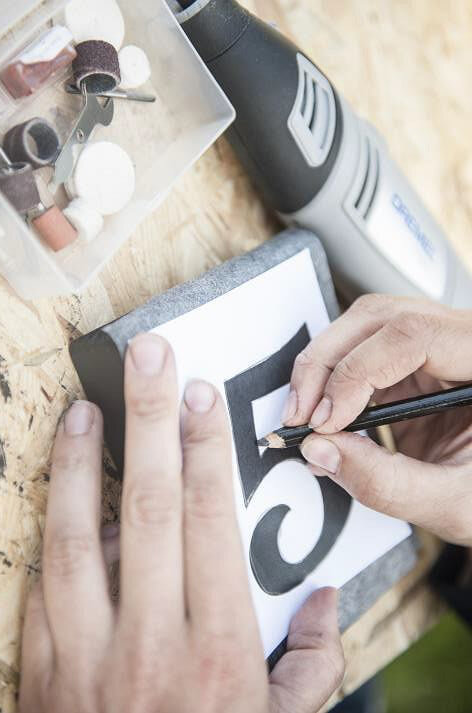 Табличка с номером дома своими руками - ШАГ 2