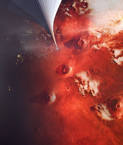 Космический лифт на Марс