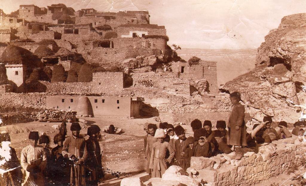 Даргинское селение Куппа, снимок 1880 г.