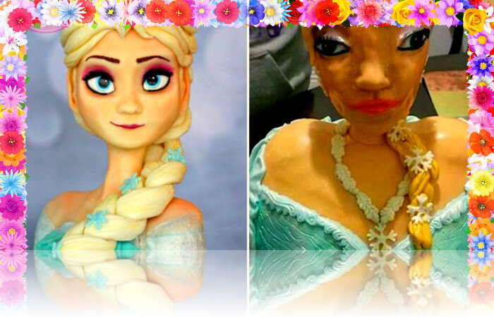 Торт Эльза.Холодное сердце