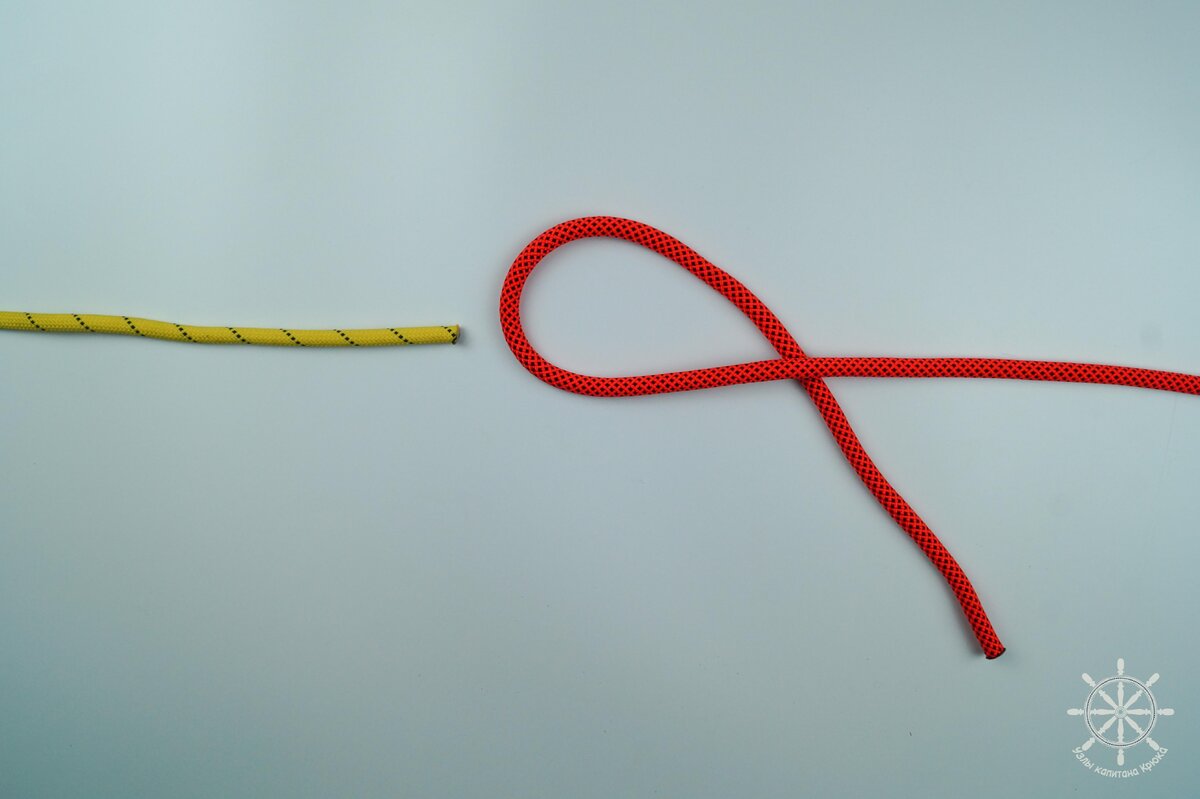 Как вязать травяной узел - шаг 1