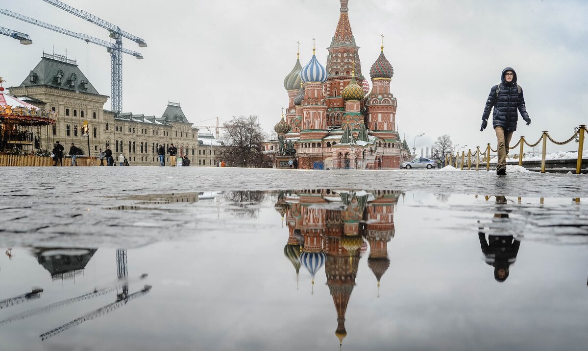 москва в конце марта