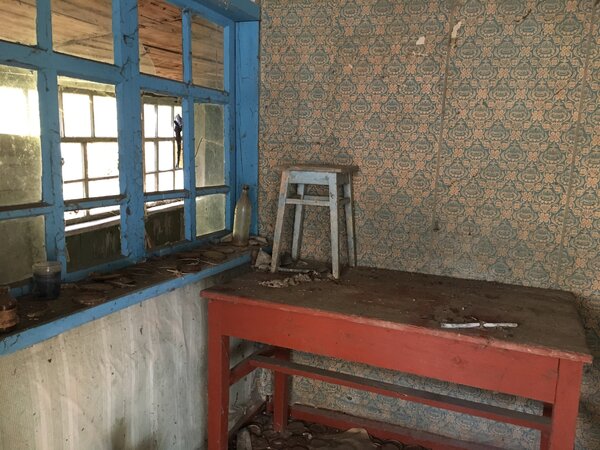 Опустевшие деревни с разбитыми печами в Чернобыле. Украдено всё