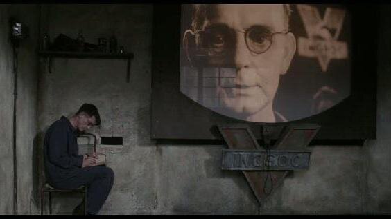 Фрагмент из фильма по роману Дж. Оруэлла "1984"